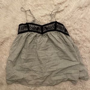 Striped tank top sz large